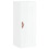 VidaXL vidaXL Highboard Sideboard Storage Cabinet High Gloss White Engineered Wood 7