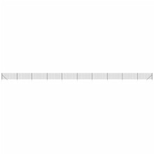 vidaXL Maschendrahtzaun mit Bodenhülsen Anthrazit 1,1x25 m