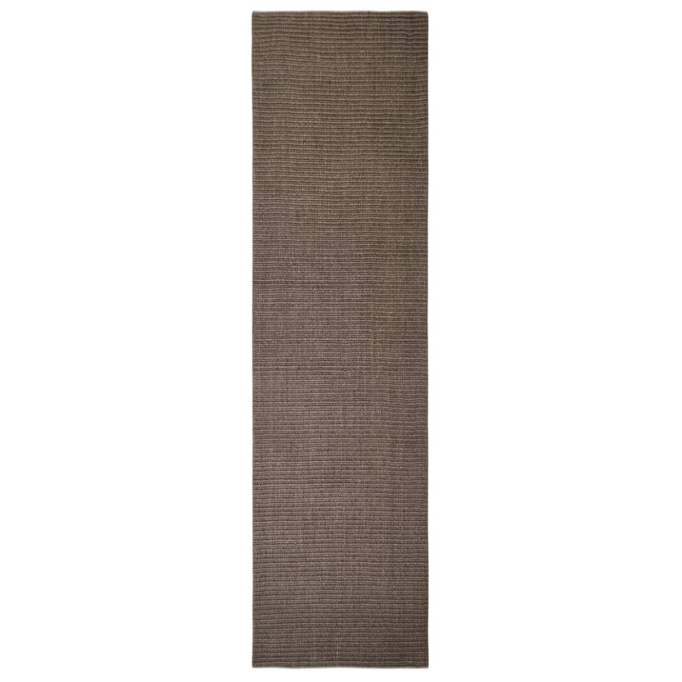 (brown, 66 x 250 cm) vidaXL Sisal Rug Scratching Mat Sisal Carpet Area Rug for Scratching Post