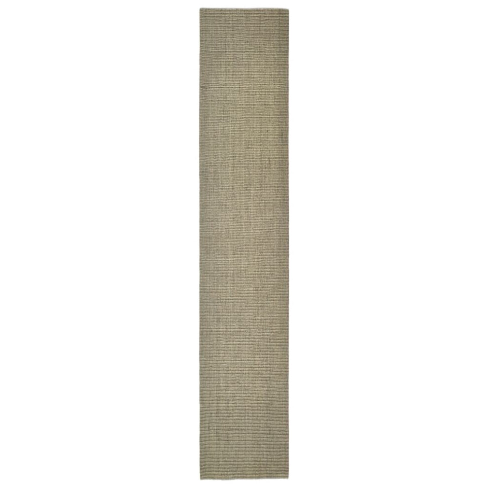 (taupe, 66 x 350 cm) vidaXL Sisal Rug Scratching Mat Sisal Carpet Area Rug for Scratching Post