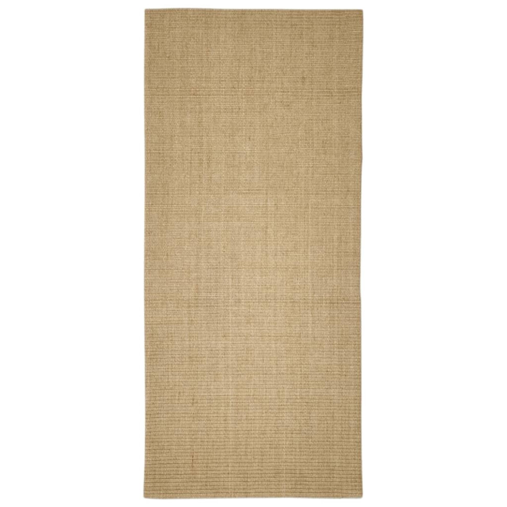 (light brown, 66 x 150 cm) vidaXL Sisal Rug Scratching Mat Sisal Carpet Area Rug for Scratching Post