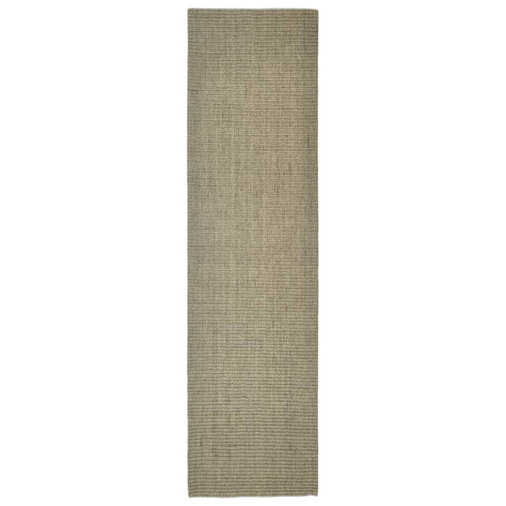 (taupe, 80 x 300 cm) vidaXL Sisal Rug Scratching Mat Sisal Carpet Area Rug for Scratching Post