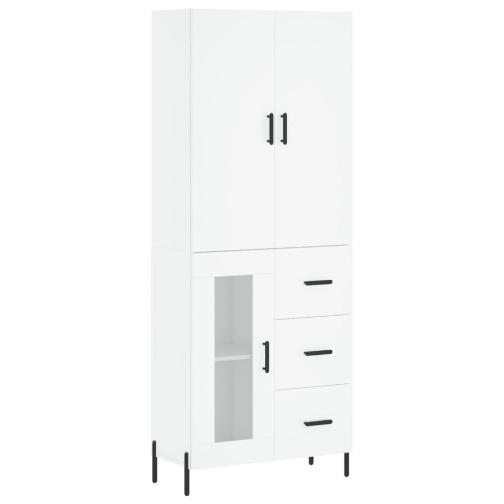 VIDAXL Highboard - 3 Door 3 Drawer Sideboard - White - Image 3