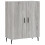 VidaXL (grey sonoma, 2 doors) vidaXL Highboard Sideboard Storage Cabinet High Gloss White Engineered Wood 7
