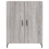 VidaXL (grey sonoma, 2 doors) vidaXL Highboard Sideboard Storage Cabinet High Gloss White Engineered Wood 8