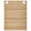VidaXL (sonoma oak, 2 doors) vidaXL Highboard Sideboard Storage Cabinet High Gloss White Engineered Wood 6