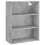 VidaXL (concrete grey, 2 doors) vidaXL Highboard Sideboard Storage Cabinet High Gloss White Engineered Wood 5