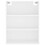 VidaXL (white, 2 doors) vidaXL Highboard Sideboard Storage Cabinet High Gloss White Engineered Wood 6