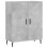 VidaXL (concrete grey, 2 doors) vidaXL Highboard Sideboard Storage Cabinet High Gloss White Engineered Wood 7
