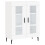 VidaXL (white, 2 glass doors) vidaXL Highboard Sideboard Storage Cabinet High Gloss White Engineered Wood 7