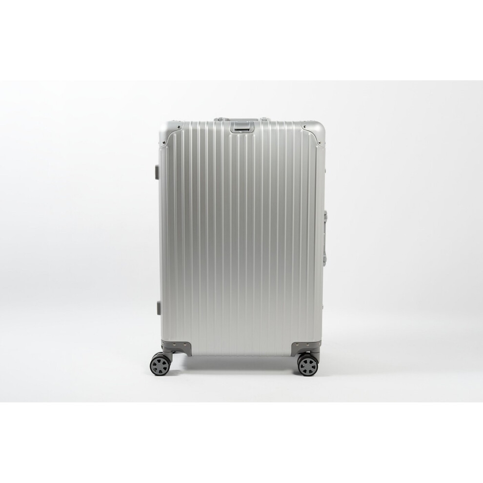 Aluminium Suitcase 29" Check In Premium Spinner Case - Silver