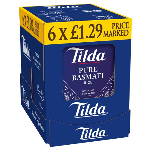 Tilda Classics Pure Basmati Rice 250g ( pack of 6 ) 2