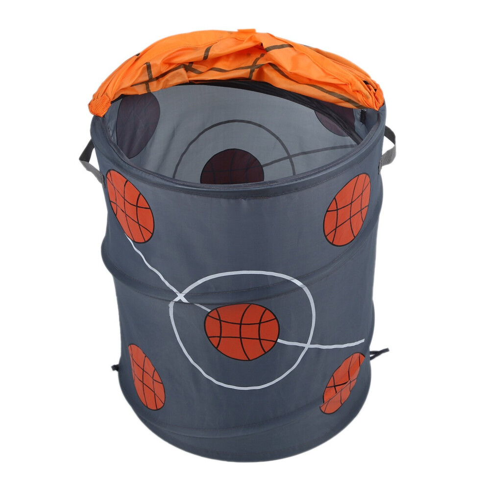 Basketball Modeling Collapsible Laundry Basket Storage Barrels Storage Barrel Polyester Cloth Toy Store