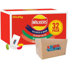 Walkers Classic Variety Box Of Crisps 32X25g, 4 Flavours