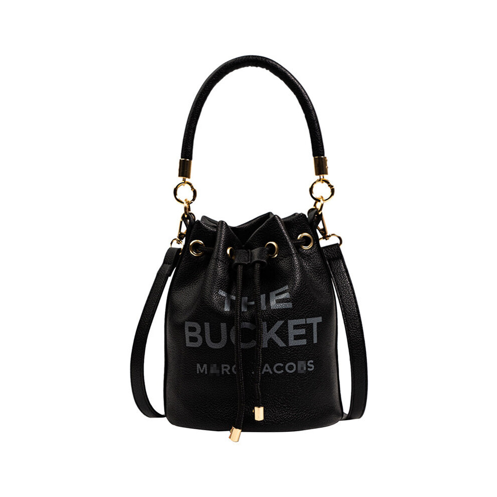 Karunel (1) Women Handbags Pu Leather Drawstring Bucket Bag Purse Shoulder Tote Bags
