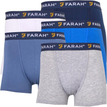 (XL) Farah Mens Augustus 5 Pack Underwear Boxer Shorts