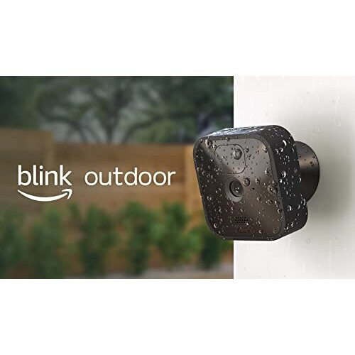 Blink Home Security Blink Outdoor | Wireless HD smart security camera with two-year battery life, motion detection, Alexa enabled | 1-Camera System 2