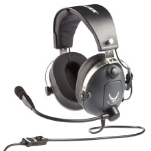 THRUSTMASTER T.Flight U.S. Air Force Edition-DTS Headset para jogos multiplataforma com fio preto