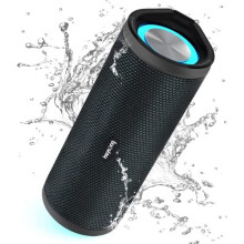 HEYSONG REVERB BT138P Waterproof Bluetooth Speaker with LED Lights, IP67, Enhanced Bass, 40H Playtime, True Wireless Stereo, TF Card