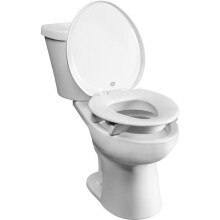 Bemis Independence 4010893 Elongated Plastic Toilet Seat, White - Pack of 2