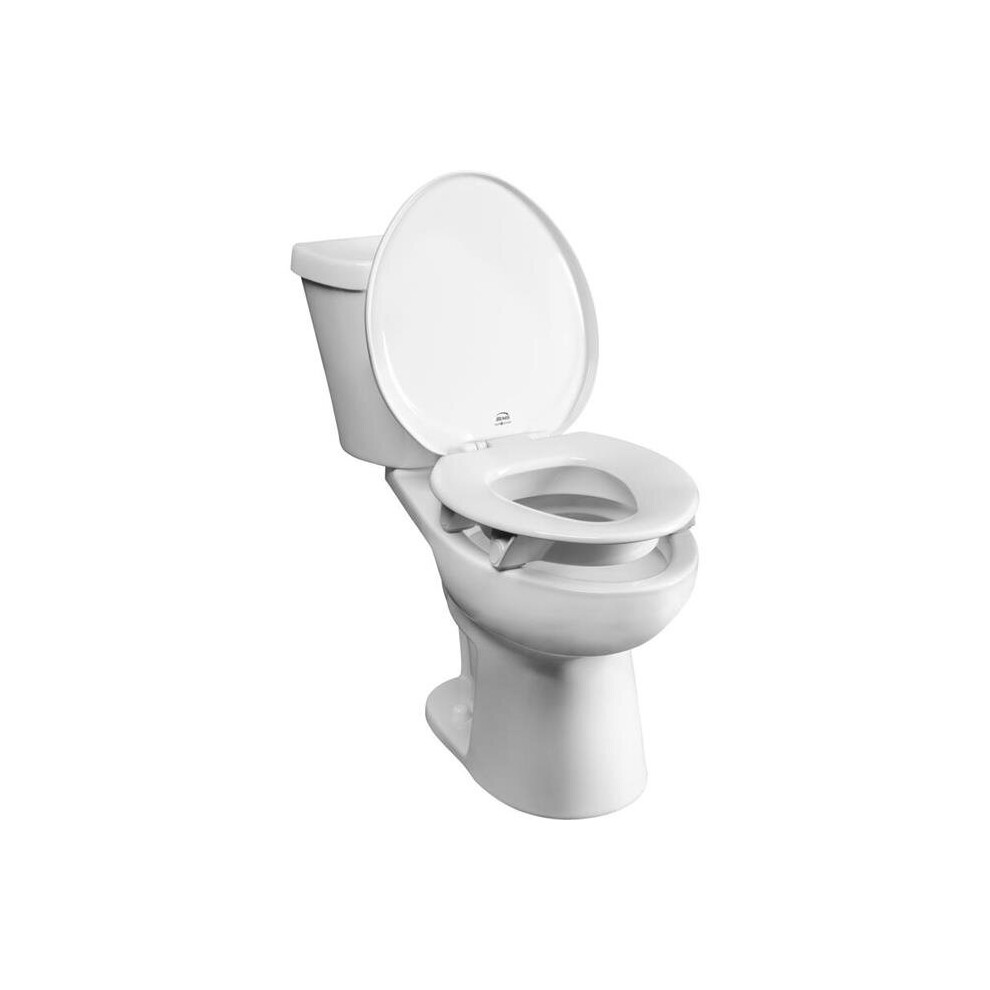 Bemis Independence 4010893 Elongated Plastic Toilet Seat, - Pack Of 2 White