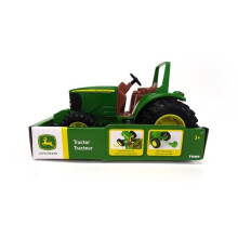 Tomy 9089347 Plastic John Deere Tractor Toy, Green - Pack of 4