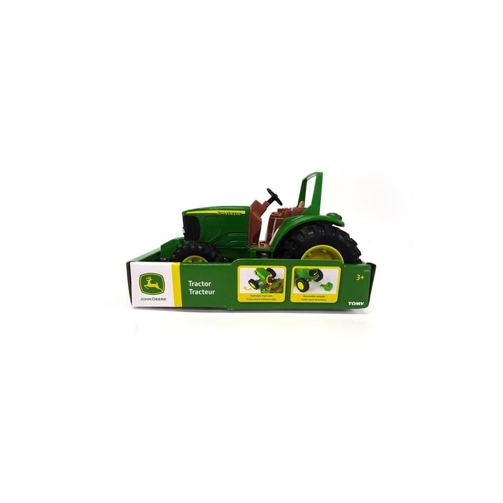 Tomy 9089347 Plastic John Deere Tractor Toy, Green - Pack of 4