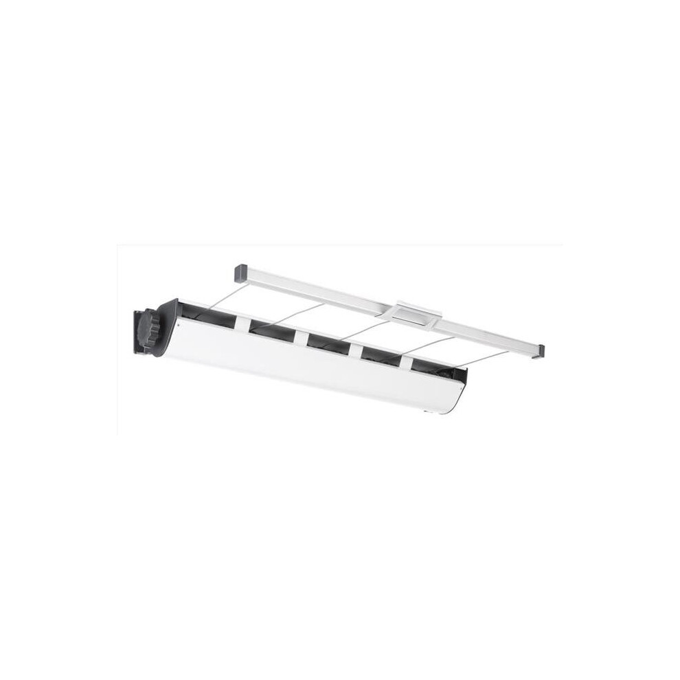 Whitmor 6066515 4.92 X 36.61 X 8.07 In. Metal Hanging Collapsible Clothes Drying Rack, White
