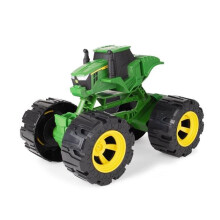 Tomy 9089359 John Deere Monster Treads Tractor Toy, Black & Green - Pack of 2
