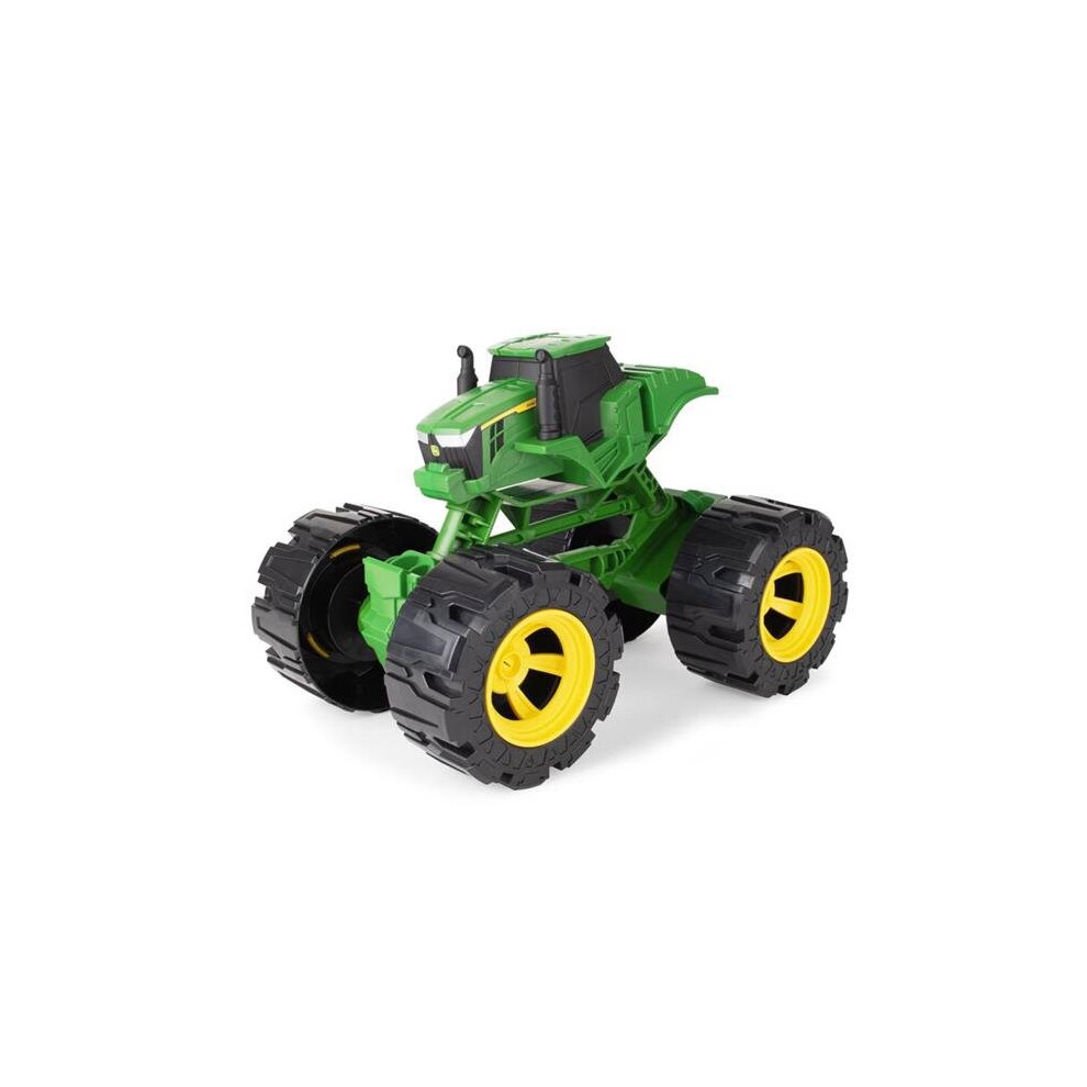 Tomy 9089359 John Deere Monster Treads Tractor Toy, Black & Green - Pack of 2