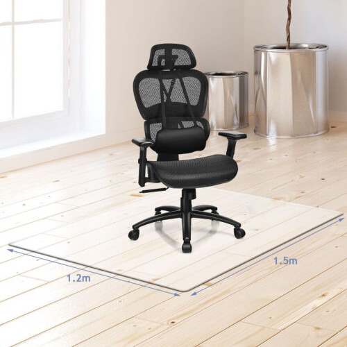 Casart 150cm x 120cm PVC Chair Mat Multi-purpose Floor Protector Home Office 2