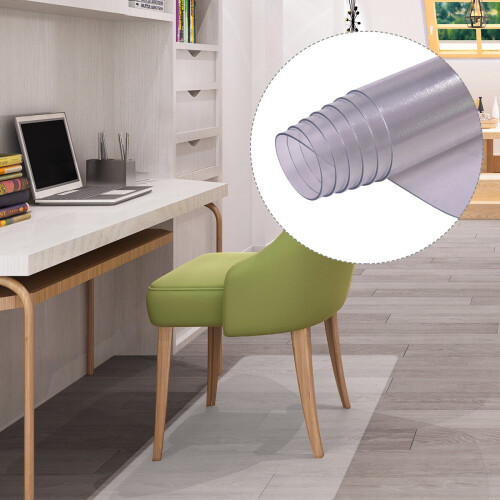 Casart 150cm x 120cm PVC Chair Mat Multi-purpose Floor Protector Home Office 1