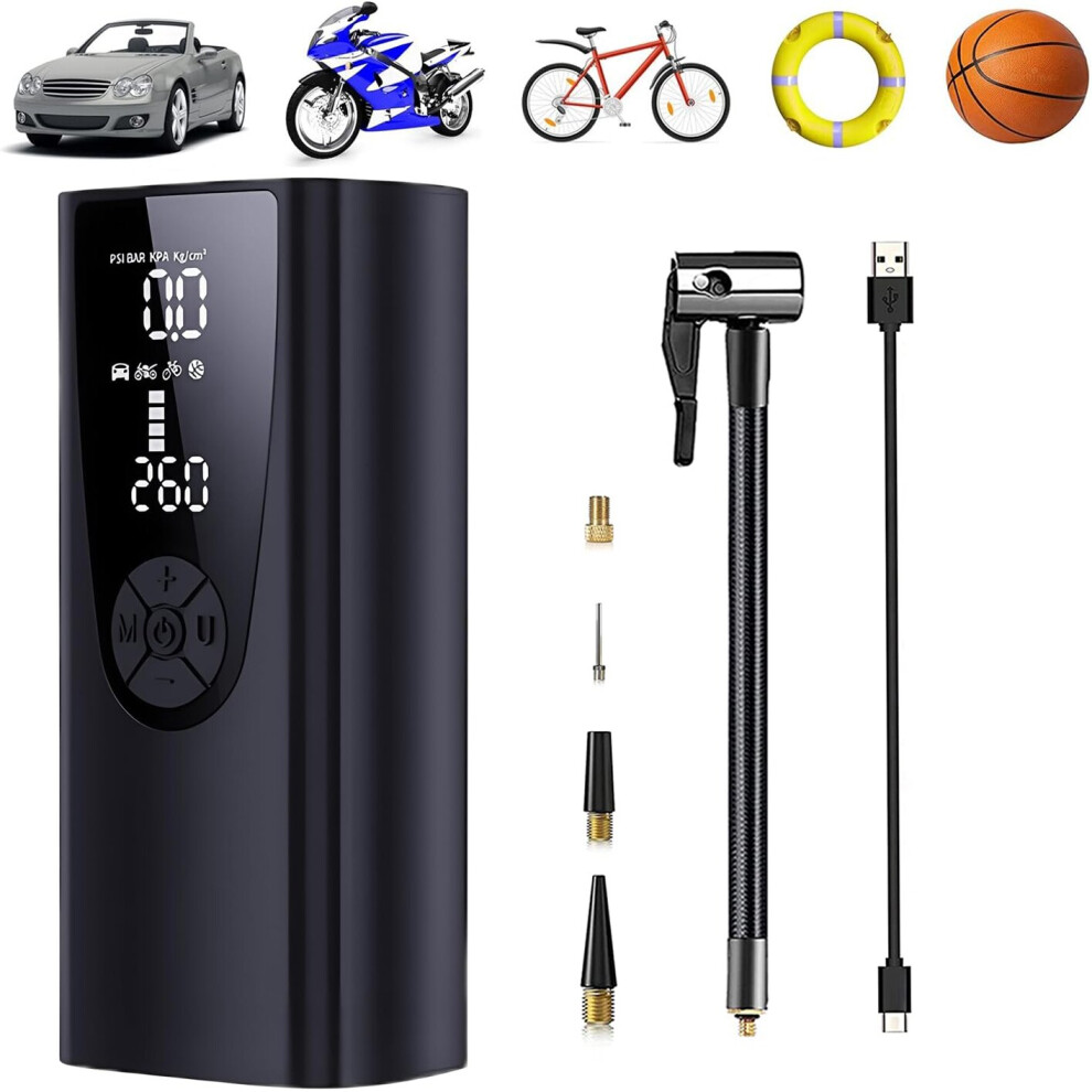 12V Electric Car Tyre Inflator Pump Digital Tyre Air Compressor Pump 9775890940439