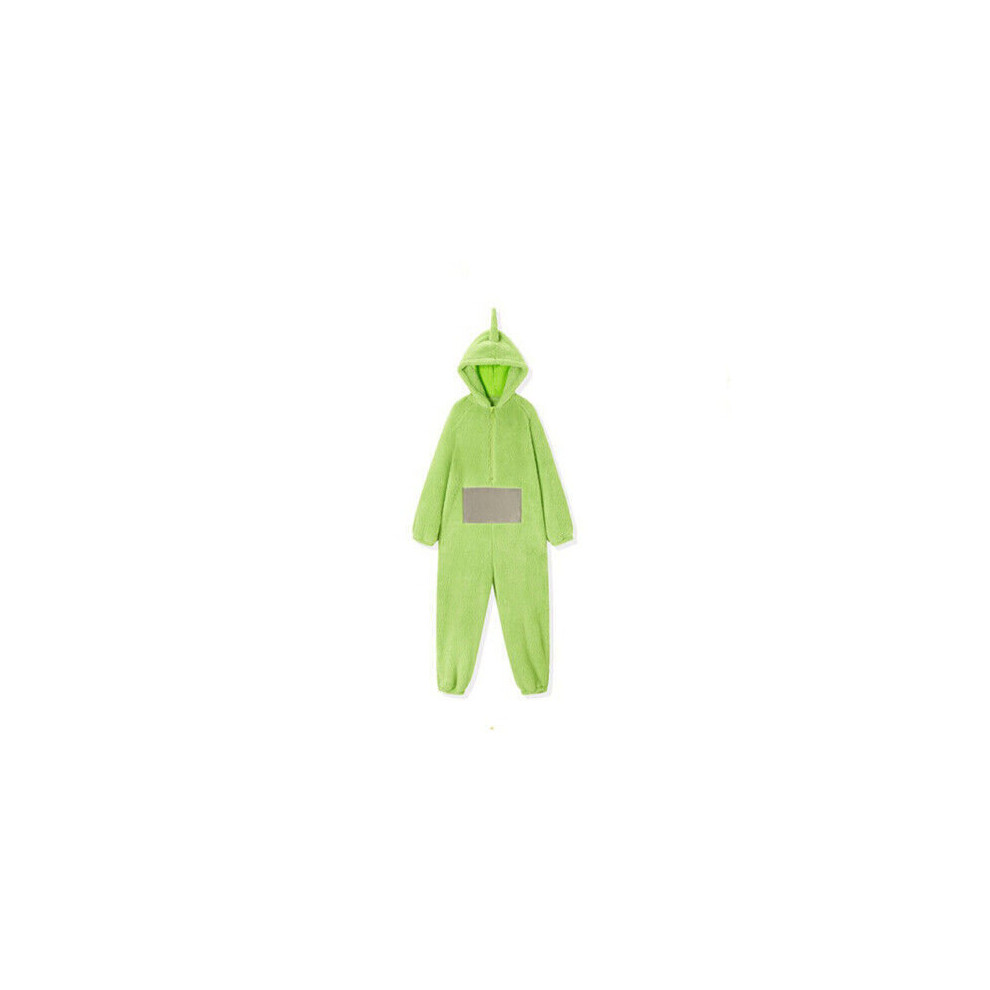 (Dipsy, Kids 140cm) Kids Teletubbies Costume Cosplay Pajama Jumpsuit