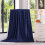 Imperial Rooms (Navy/ Blue Blanket) Fleece Blankets Double Warm Soft Plush Mink Throws 4