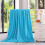 Imperial Rooms (Light Blue/ Sky Blue Blanket) Fleece Blankets Double Warm Soft Plush Mink Throws 3