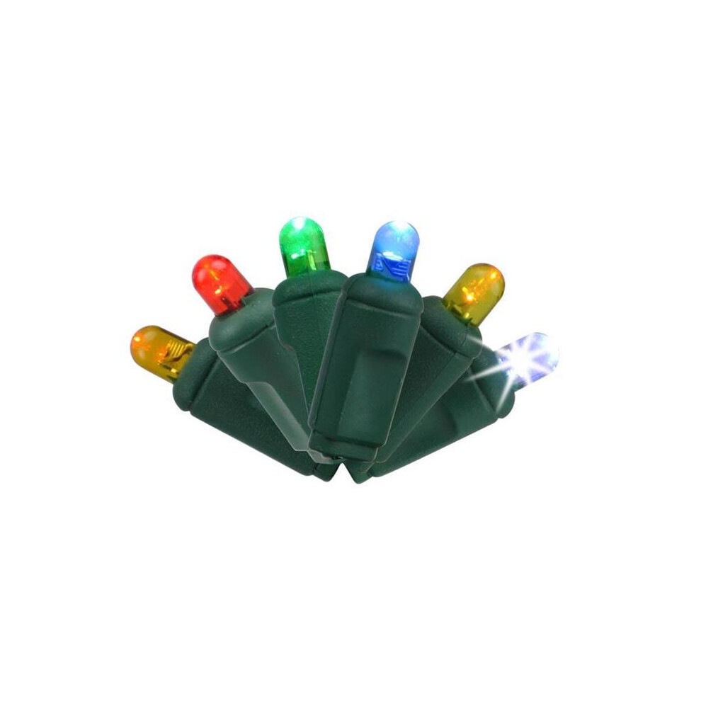Photos - Garden & Outdoor Decoration Celebrations 9086347 25 ft. Platinum LED Mini String Christmas Lights, Multi Color - 50 Count Silver 9086347 