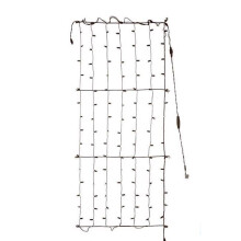 Celebrations 9086491 6 ft. Platinum LED Mini Net Christmas Lights, Pure White - 100 Count