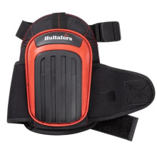 CLC 2030430 23.6 x 22 in. Hultafors Work Gear Cushion Cap Knee Pads, Black & Red