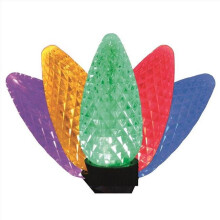 Celebrations 9086417 25 ft. Platinum LED C9 String Christmas Lights, Multi Color - 25 Count