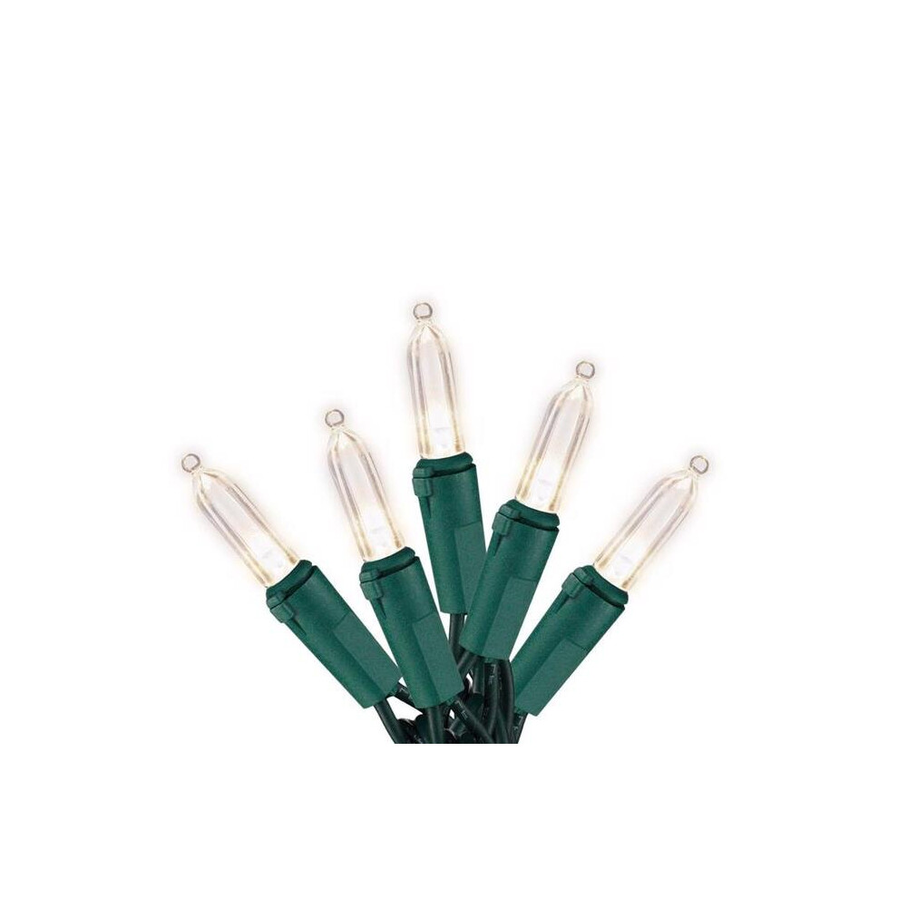 Celebrations 9086242 33 ft. LED Mini String Christmas Lights, Warm White & Gold - 100 Count