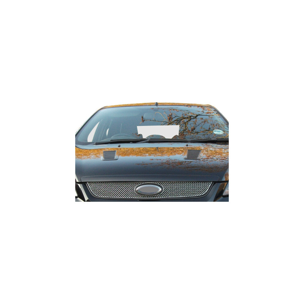 (Silver) Ford Focus St 08My - Upper Grille (2008 To 2010) Silver 5060448590742