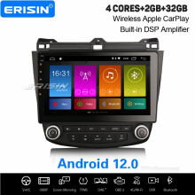 10.1" Android 12 Car Stereo For Honda Accord VII DAB+ Satnav Carplay 32GB Bluetooth DVR OBD2 DSP