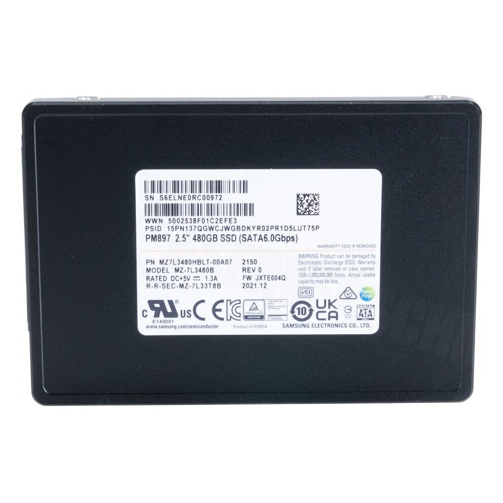 SSD PM897 480GB 2.5 SATA V6 3DWPD