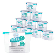 LIVIVO Indoor Dehumidifier - Interior Moisture, Mould & Mildew Remover - 10 Pack