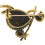 Vintage Style Walking Tortoise Brooch Women Kids Clothes Accessories Crystals Turtle Animal Brooches Suit Corsage Pins 6