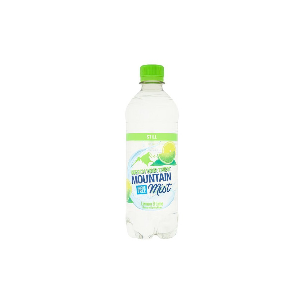 Mountain Mist Still Lemon & Lime Flavoured Spring Water 500ml (Case of 12)