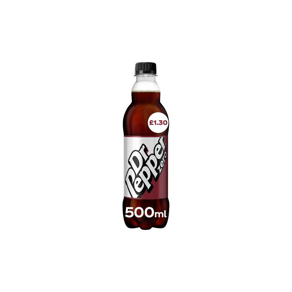 Dr Pepper Zero 500ml PM 1.30 (Case of 12, 12 x 500ml)