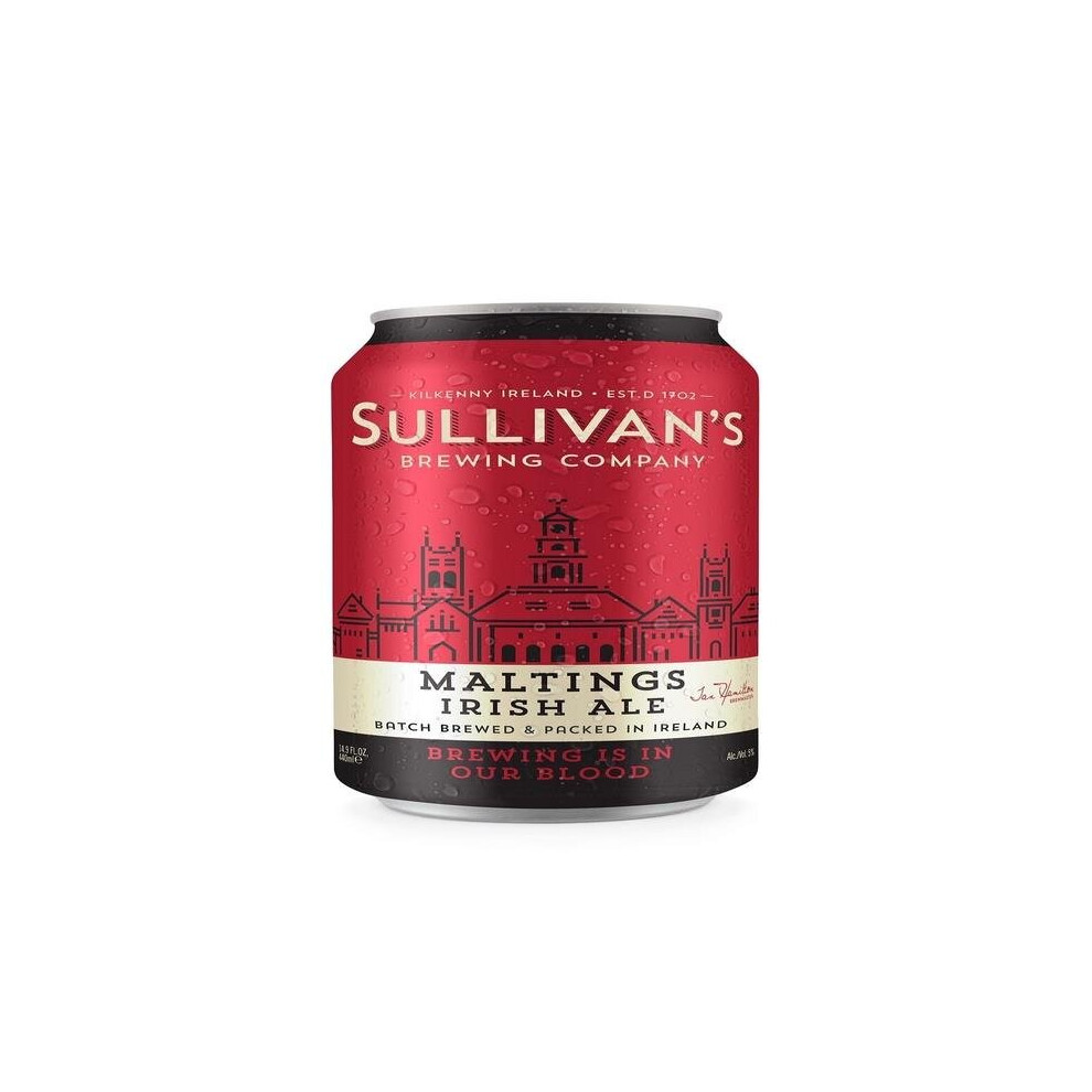 Sullivan's Brewing Company Maltings Irish Red Ale 440ml Cans x 24 (24 x 440ml)