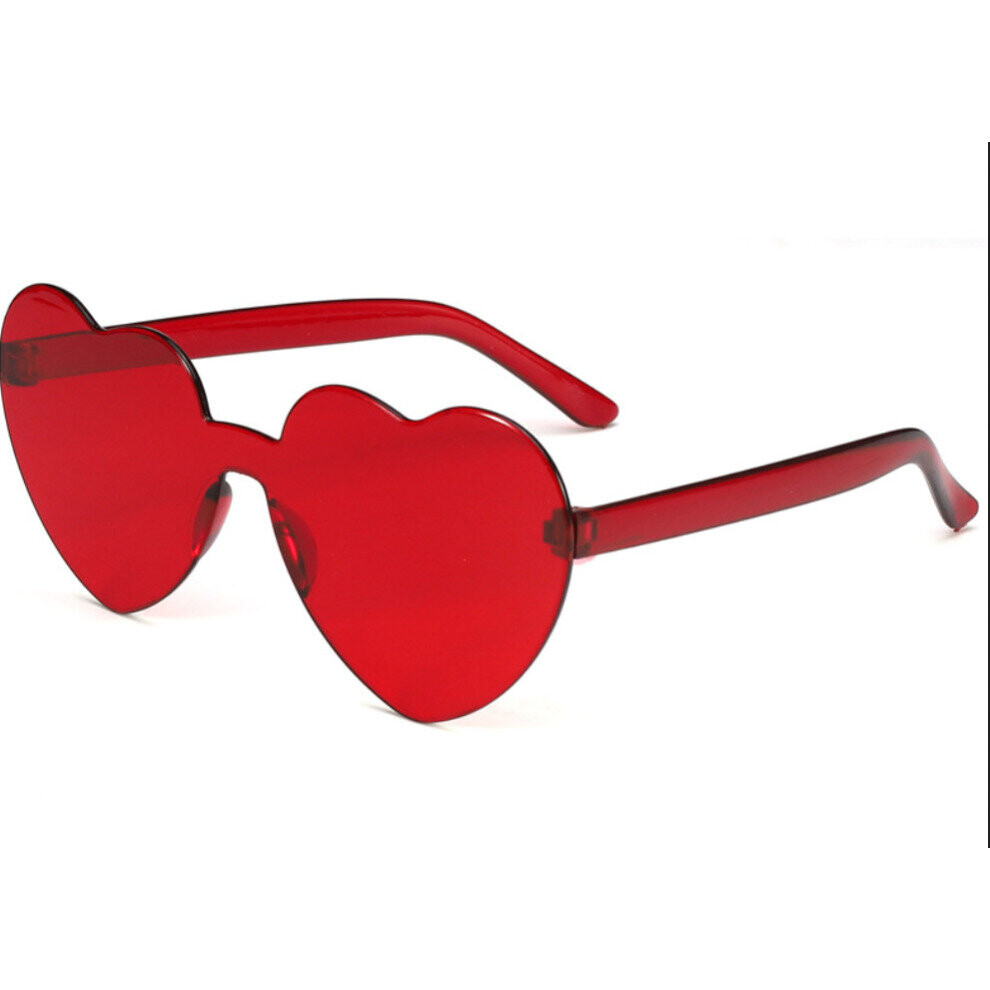 Paktoo (Heart Sunglasses) El Wire Led Flashing Shutter Neon Rave Glasses Not,Specified